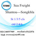 Shantou Port LCL Consolidation To Songkhla